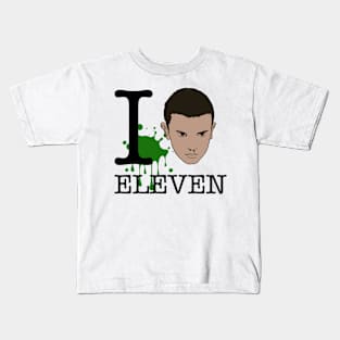 Stranger Things I Love Eleven Kids T-Shirt